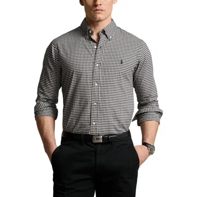 Polo Ralph Lauren Classic Fit Gingham Sanded Twill Button-down Shirt In Multi