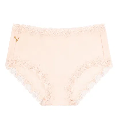 Uwila Warrior Women's Pink Soft Silk Briefs - Rose Quartz In Neutral