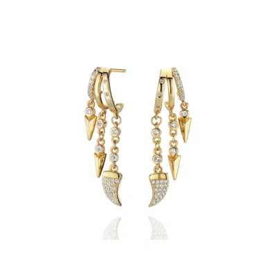 Aaria London Women's Cairo Earrings - Gold In Gold