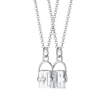 Scream Pretty Women's Silver Walkman Charm Necklace In Silver