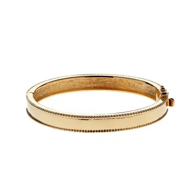 Emma Holland Jewellery Women's Gold Edge Bangle In Gold