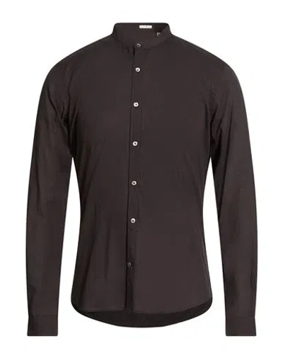 Ognunolasua By Camicettasnob Man Shirt Black Size 16 Cotton In Black