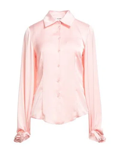 Blugirl Woman Shirt Light Pink Size 10 Polyester In Pink