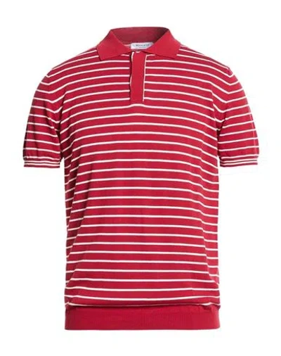 Wool & Co Man Sweater Red Size Xl Cotton In Pink