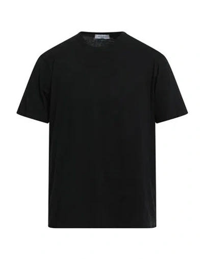 Wool & Co Man T-shirt Black Size Xl Cotton In Black