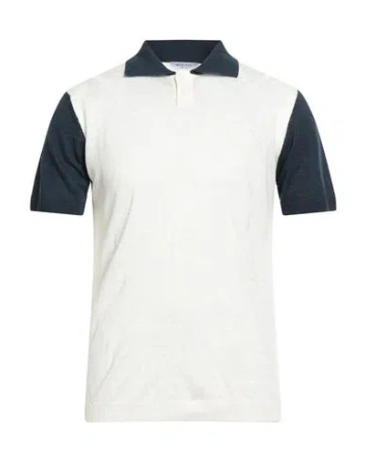 Wool & Co Man Sweater Cream Size Xxl Linen, Cotton In White