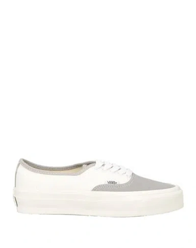 Vans Woman Sneakers Light Grey Size 8 Textile Fibers In Gray