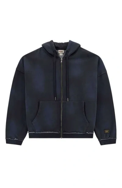 Guess Originals Boxy Zip Hoodie In Black