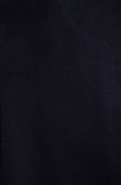 Via Spiga Double Breasted Wool Blend Coat With Faux Fur Trim In Blue