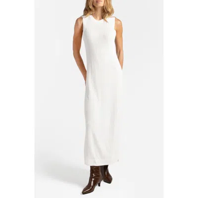 Sunday Citizen Knit Slit Hem Nightgown In White