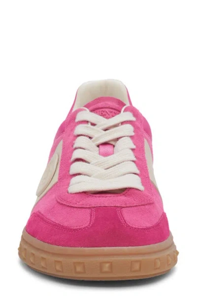 Valentino Velcro Sneakers In Cyclamen And Pink In Pink