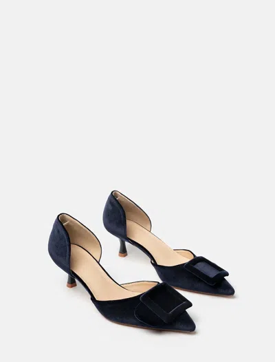 Twentyfourhaitch Flat Shoes In Blue