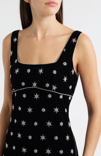 Saylor Emrys Beaded Sleeveless Maxi Dress In Multi