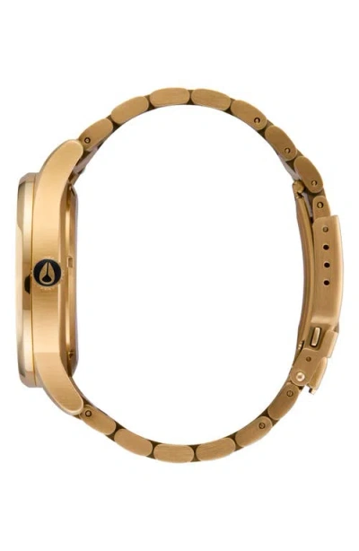 Nixon Sentry 4th Dimension Wobble Bracelet Watch, 42mm In Gold