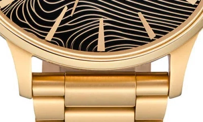 Nixon Sentry 4th Dimension Wobble Bracelet Watch, 42mm In Gold