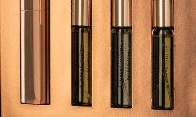 Chris Collins Rubeus 3-piece Traveler Fragrance Set $150 Value In Transparent