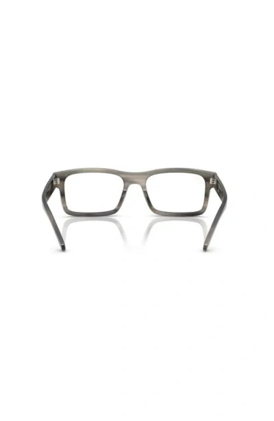 Ray Ban Ray-ban 54mm Rectangle Optical Glasses In Gray