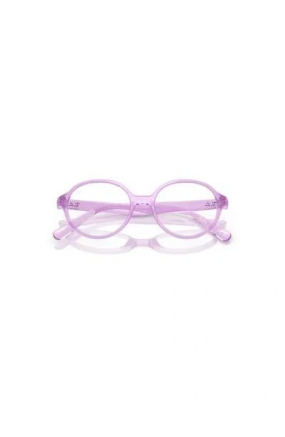 Ray Ban Ray-ban 42mm Phantos Optical Glasses In Purple