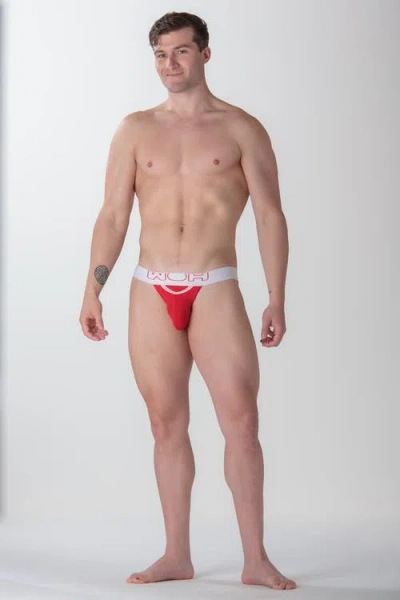 Woh Sexy Fun Tanga Briefs In Red