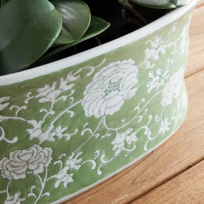Napa Home & Garden Imperial Lotus Planter In Green