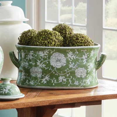 Napa Home & Garden Imperial Lotus Planter In Green