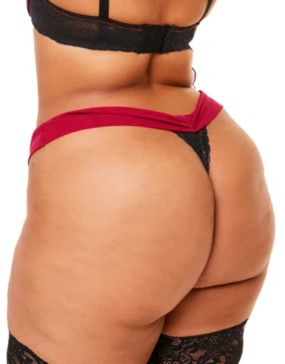 Adore Me Clairabella Thong Panties In Multi