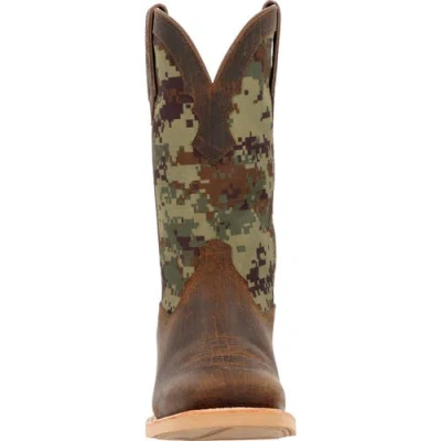 Durango Green Digi Camo Western Boot In Brown