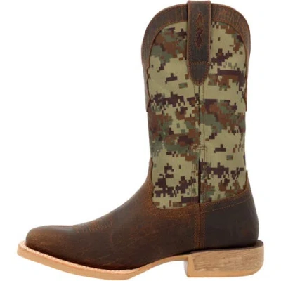 Durango Green Digi Camo Western Boot In Brown