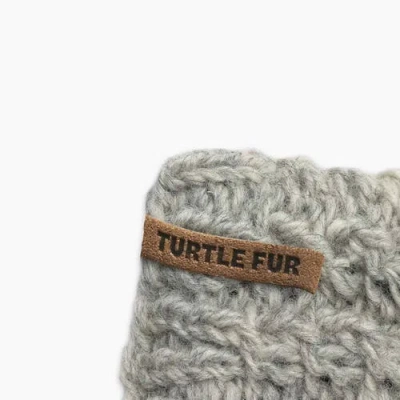 Turtle Fur Mika Wool Fingerless Mittens In Multi