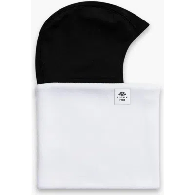 Turtle Fur Youth Fleece Shellaclava Balaclava In White