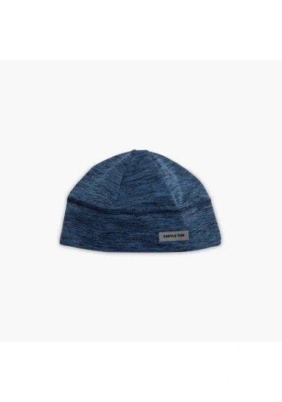 Turtle Fur Brain Shroud Skull Cap In Blue