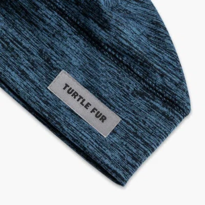 Turtle Fur Brain Shroud Skull Cap In Blue
