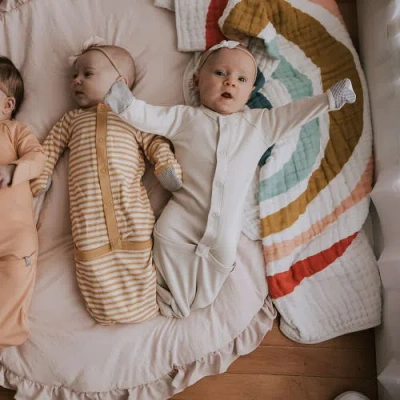 Goumikids Goumi 24 Hour Convertible Sleeper Baby Gown In Multi