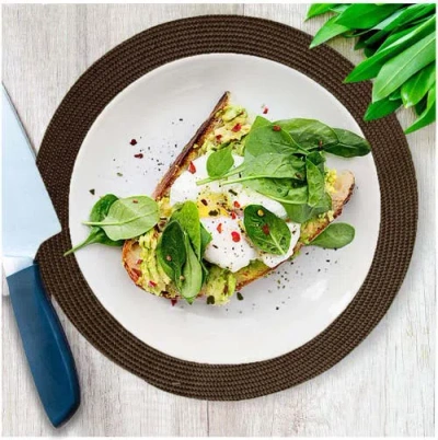 Tag Woven Placemats In Brown