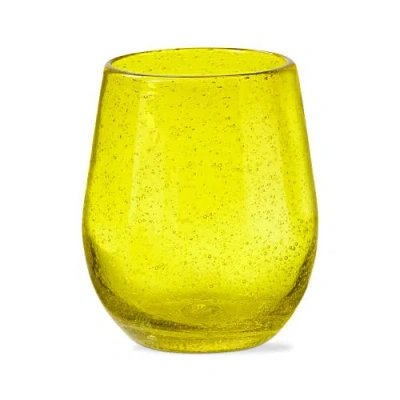 Tag Bubble Glass Stemless Wine Glass Parent In Yellow