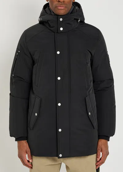 Moose Knuckles Granite Peak Hooded Shell Parka Coat In Multi