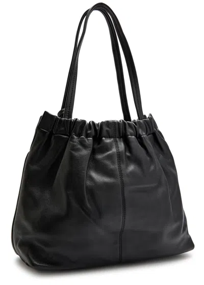 Marc Jacobs Leather Shoulder Bag With Chain And Straps In Black