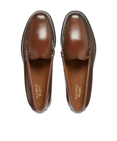 G.h. Bass & Co. Weejuns Venetian Loafers In Brown