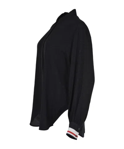 Pinko Jacquard Long-sleeved Shirt In Multi