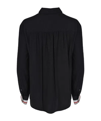 Pinko Jacquard Long-sleeved Shirt In Multi