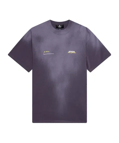 Represent Plum Faded T-shirt With Logo In Purple