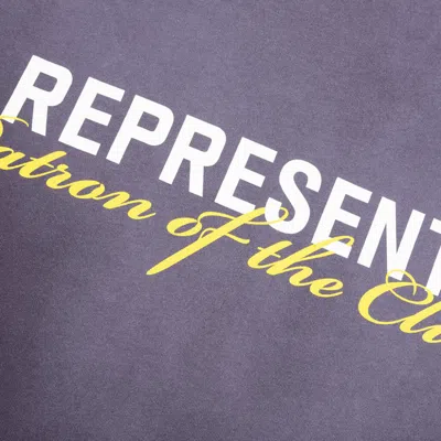 Represent Plum Faded T-shirt With Logo In Purple