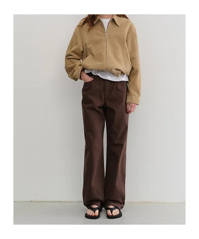 Dunst Leather Outerwear  In Brown