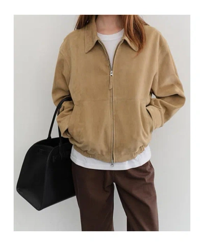 Dunst Leather Outerwear  In Brown