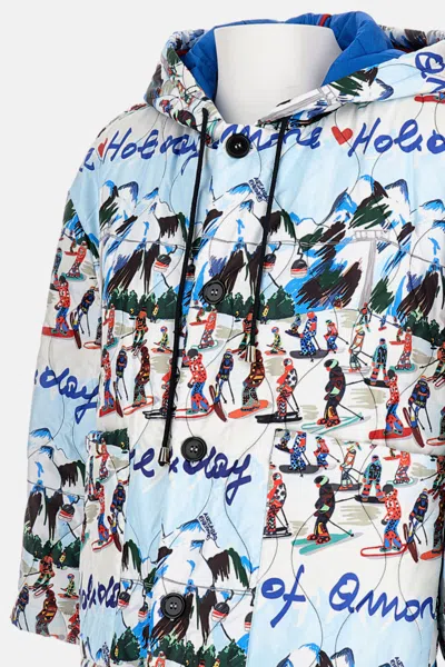 Alessandro Enriquez Long Sleeve Jacket In Blue