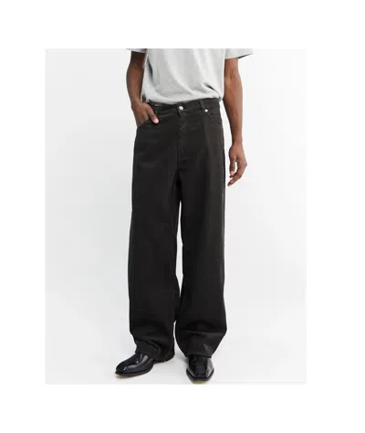 Our Legacy Vast Cut Button-fastening Trousers In Black