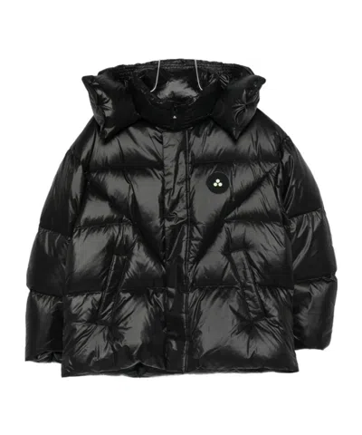 Peuterey Long-sleeved Cotton Jacket In Black