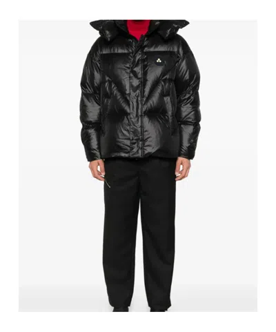 Peuterey Long-sleeved Cotton Jacket In Black