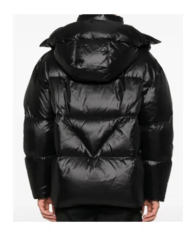 Peuterey Long-sleeved Cotton Jacket In Black