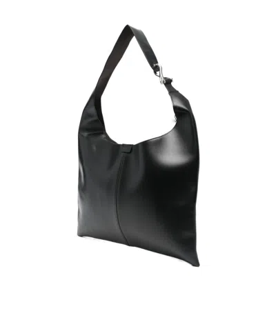 Soeur Adjustable Shoulder Strap Shoulder Bag In Black